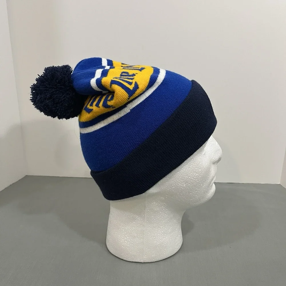 Milwaukee Brewers Beanie Adult One Size Blue‎ Hat Cap MLB Miller Lite Promo